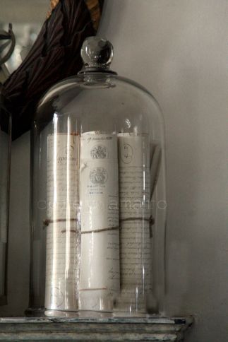 Documents under glass