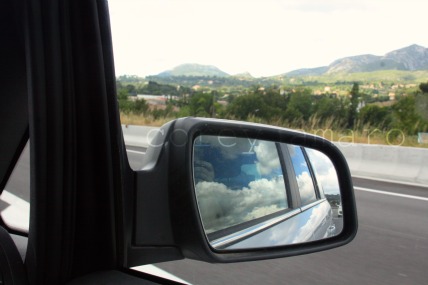 Drive through countryside Drive through countryside