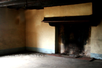 Fireplace in kitchen Fireplace in kitchen