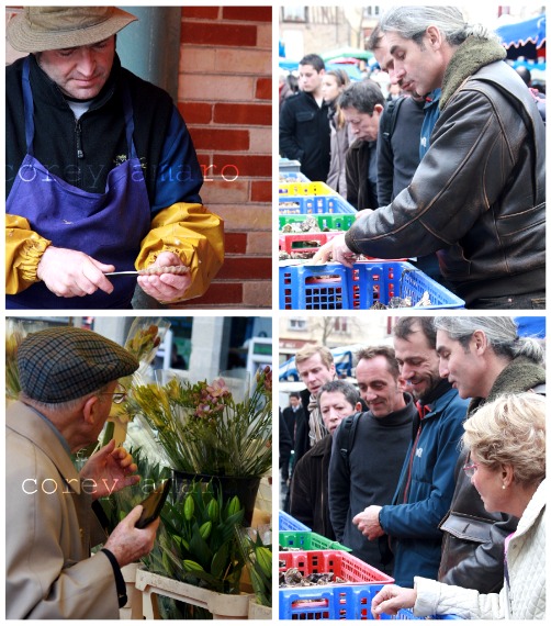 At the market rennes, france