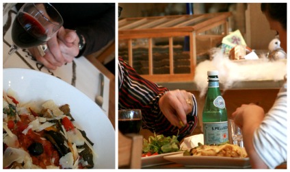 Lunch italian in france