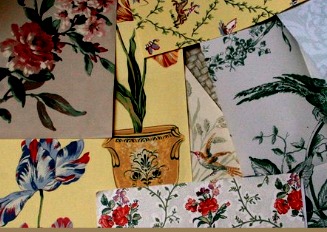 Wallpaper samples floral