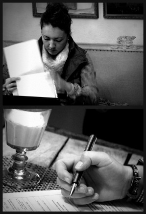 china girl filling forms