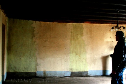 Inside the farmhouse Inside the farmhouse