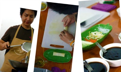 Thai orchid cooking school