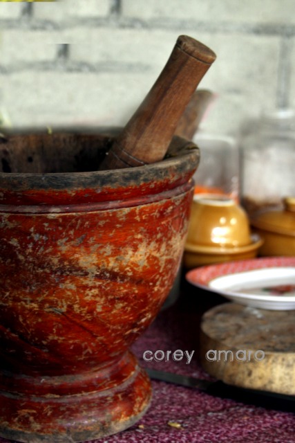 Thai motar and pestle Thai morter