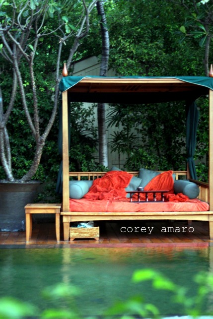 Oriental hotel pool side Oriental hotel pool side