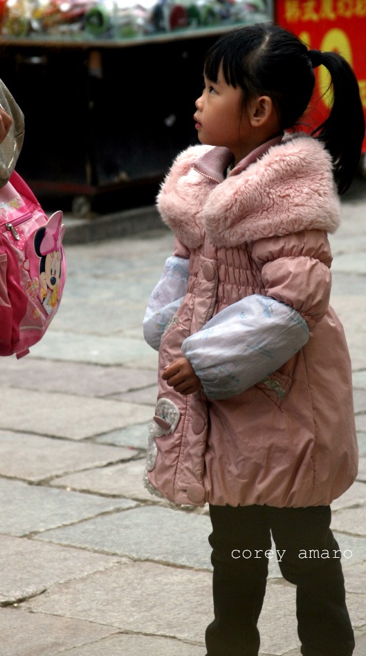 Pink child's coat Pink child's coat