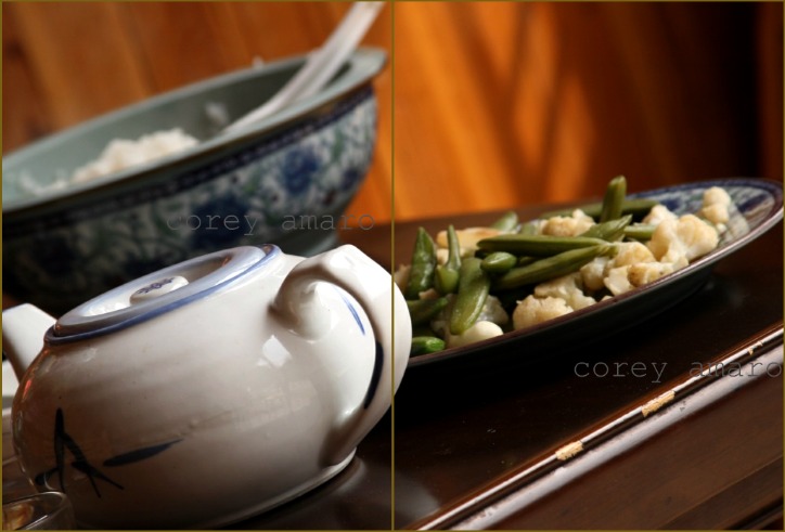 Tea and rice