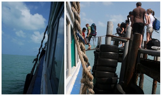 Entering ferry Entering ferry
