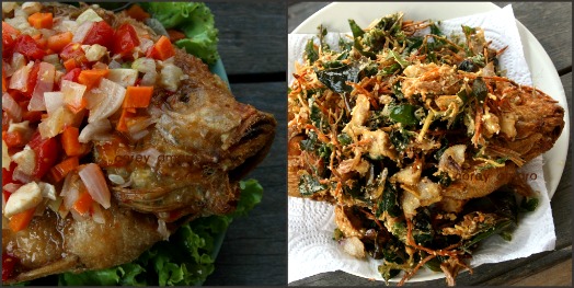 Thai deep fried fish Thai deep fried fish