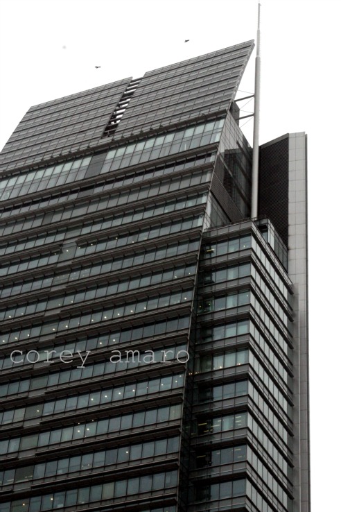 Solar panels on a high rise Hong Kong