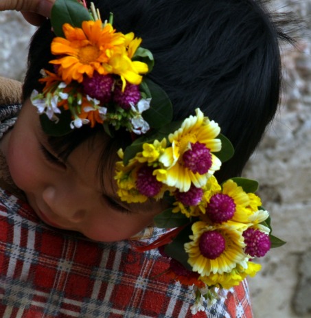 Flower wreath FH w Ch