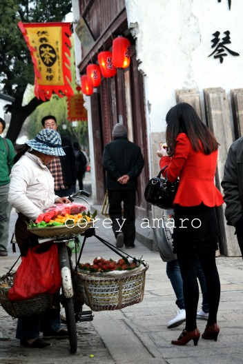 Red china street