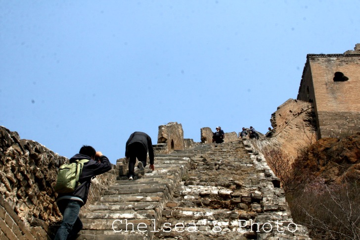 Straigh up Great Wall of China Straigh up Great Wall of China