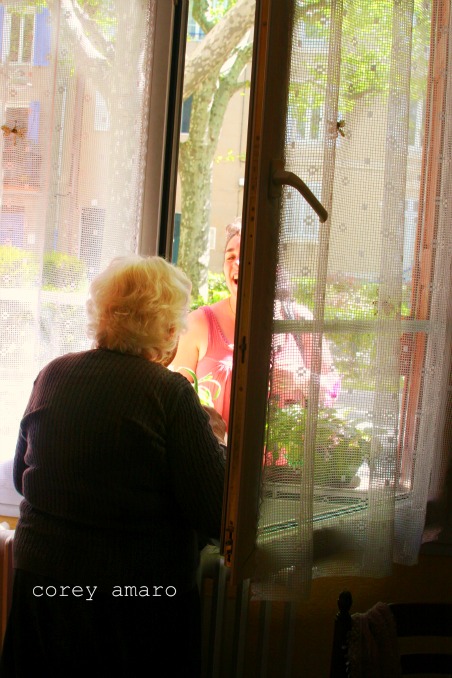 Standing by the window