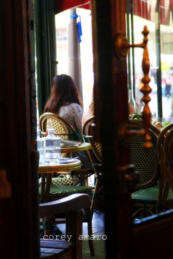 Doing the french cafe