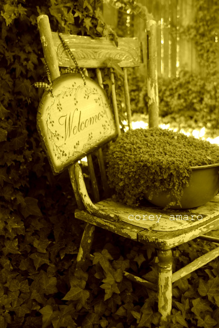 Welcome chair Welcome chair