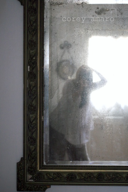 Self reflection in mirror