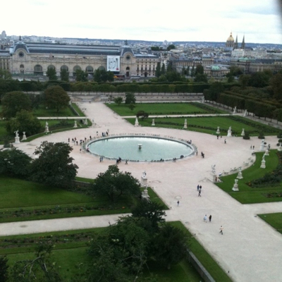 Views from the Ferris Wheel in Paris