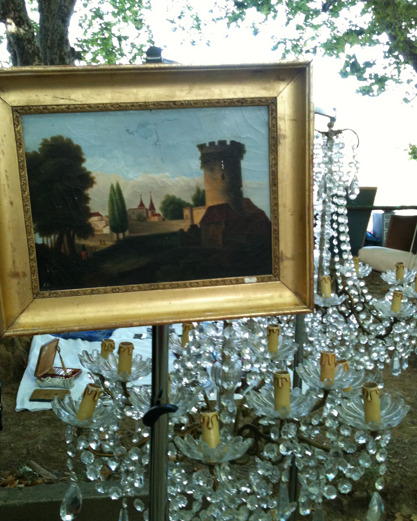 old french painting old French painting