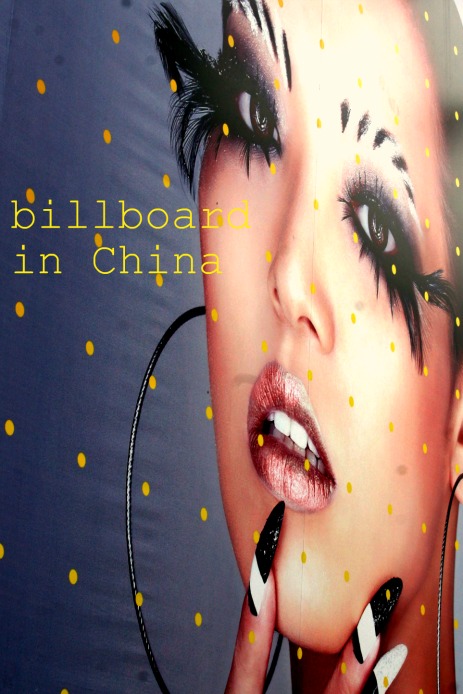 Billboard in china Billboard in china