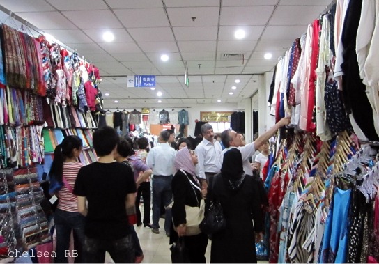 Fabric market in Shanghai Fabric market in Shanghai