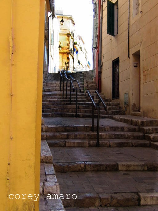 Istreet with steps