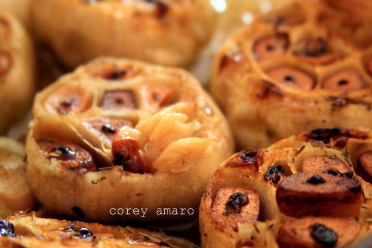 Roasted garlic