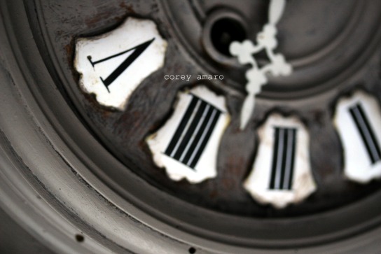 A perfect shade of grey clock