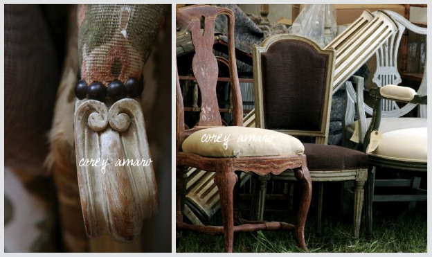 Old chairs sitting around Old chairs sitting around