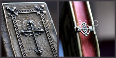 Prayer book with cross