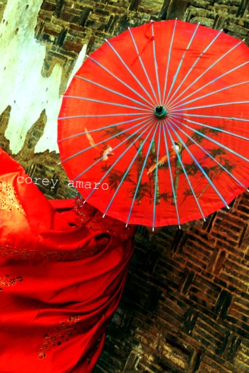 Red umbrella Red umbrella