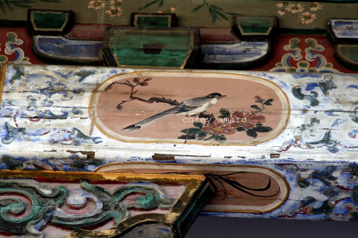 Painted rafters in china Painted rafters in china