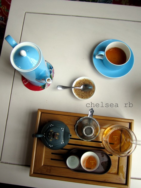 View of tea