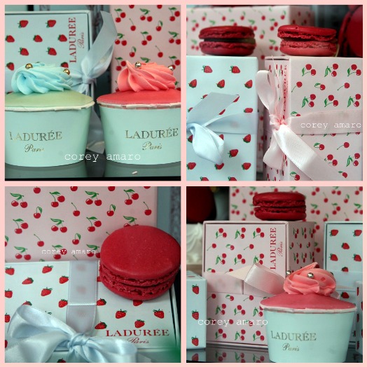 Laduree cherrystrawberry boxes