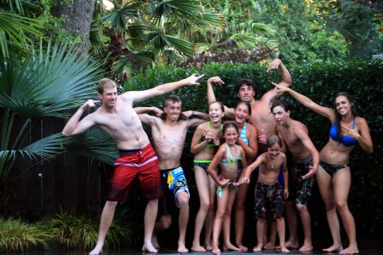 Summer fun with family