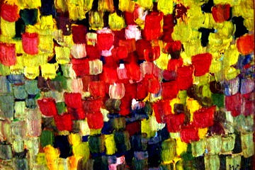 Abstract bouquet of flowers