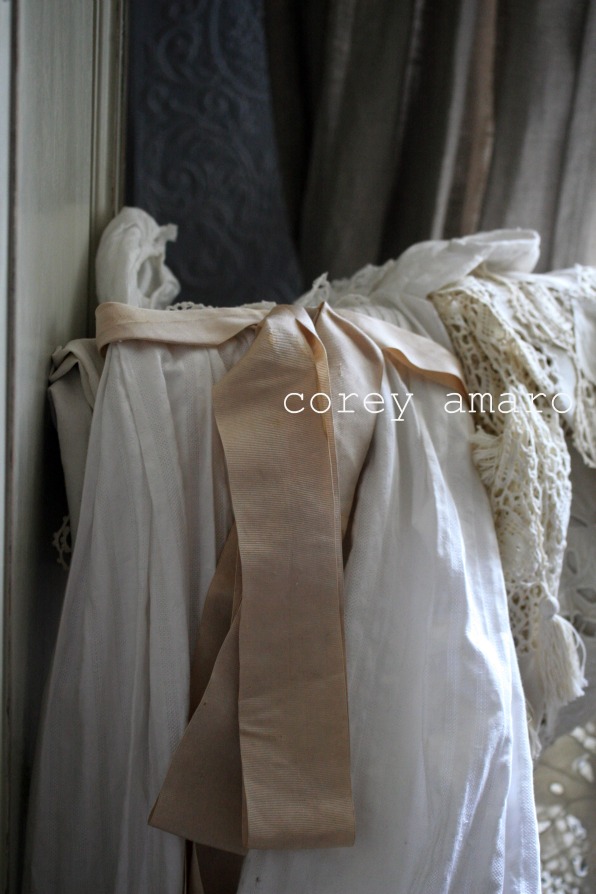 Lace and pink ribbons