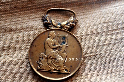 Harpist music medal Harpist music medal