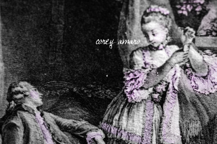 Engraving romantic love Engraving romantic love