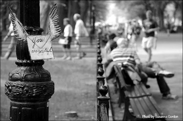 Artonement you are beautiful, Central Park, NYC Artonement you are beautiful, Central Park, NYC