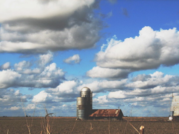 Silo-and-clouds