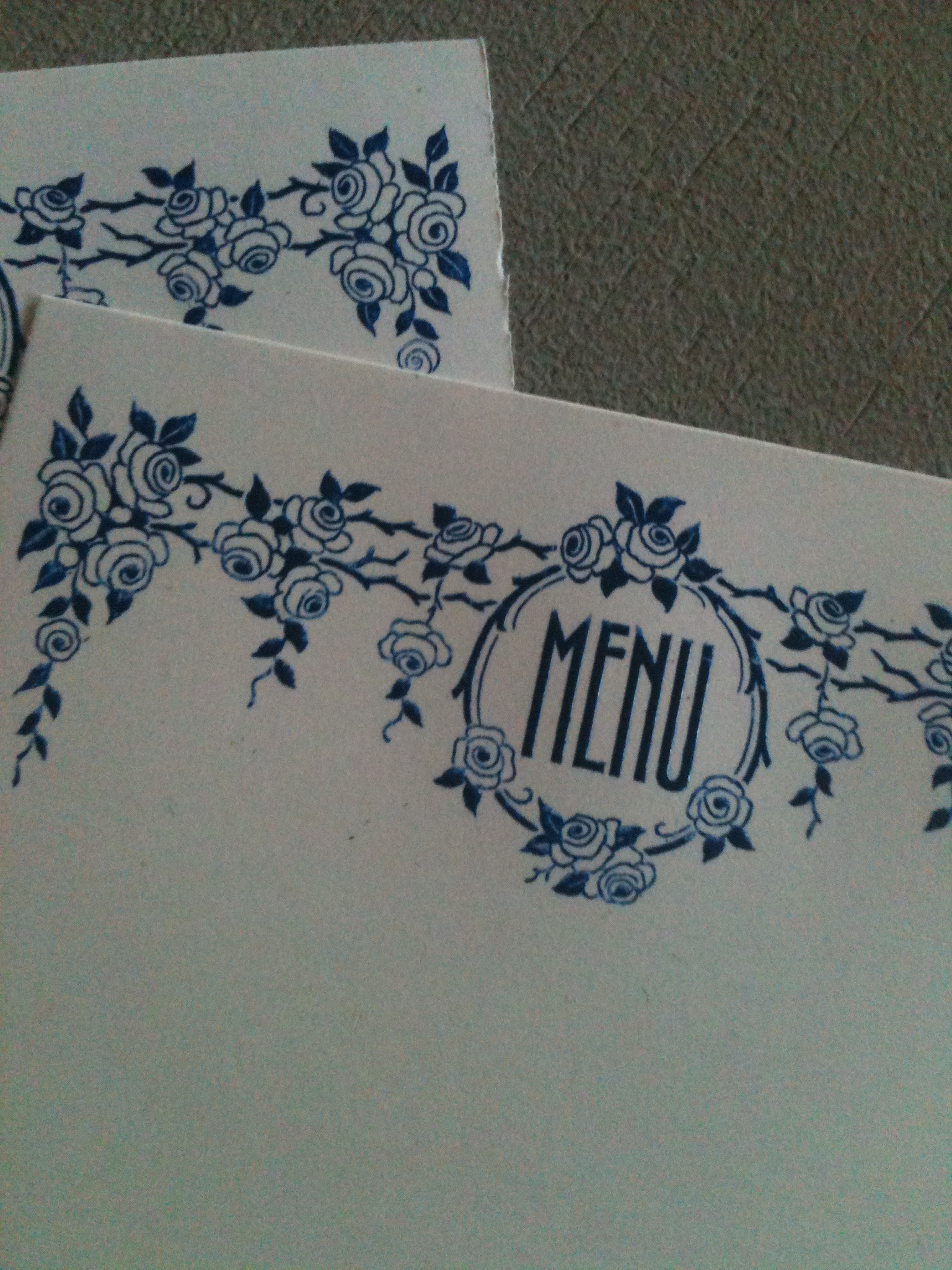 French Menus Corey Amaro