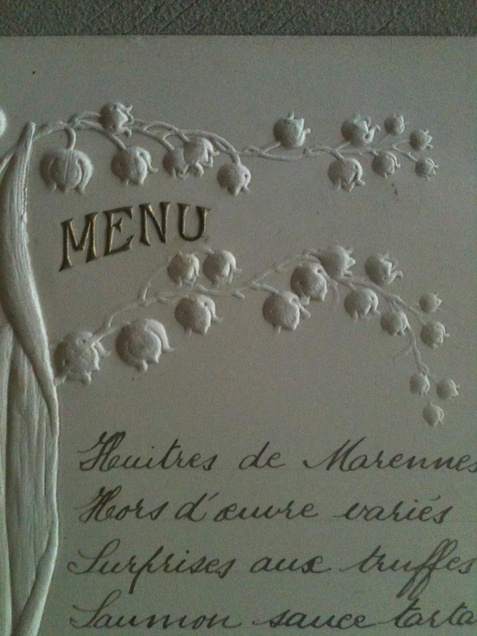 French Menus Corey Amaro