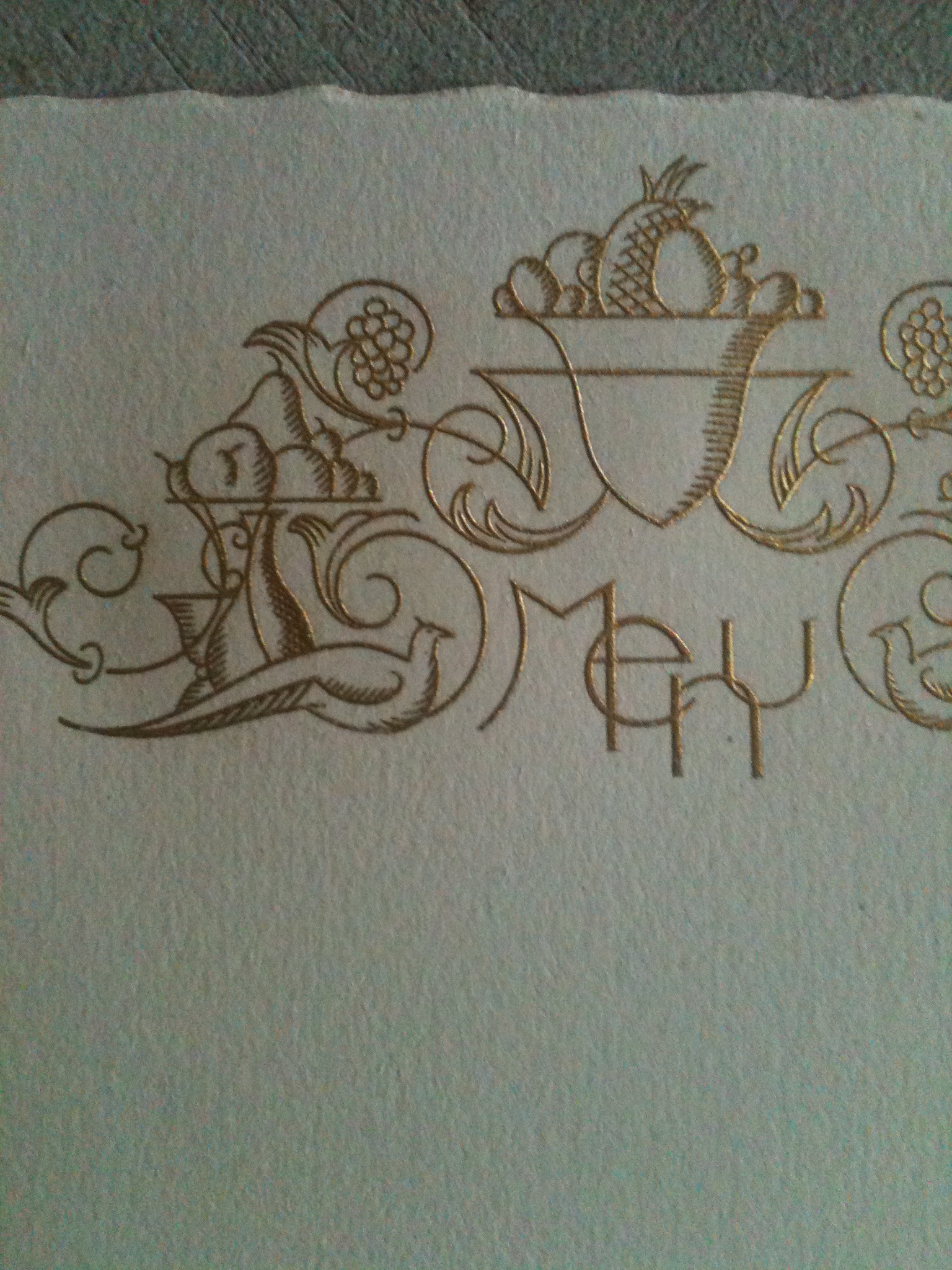 French Menus Corey Amaro