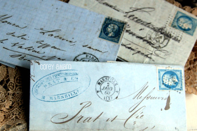 Letters blue Letters blue