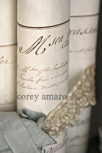French antique documents French antique documents