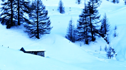French Alps Vars Small cabin