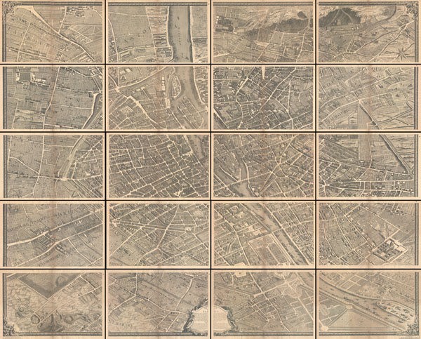 Paris Map Turgot Paris Map Turgo-